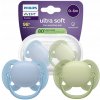 Cumlík Philips Avent ortodontický, symetrický silikónový 0 +