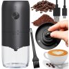Elektrický mlynček na kávu – nabíjateľný USB, čierny