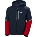 Helly Hansen pánska lyžiarska bunda Carv Lifaloft navy blue and red