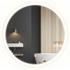 REA Okrúhle dotykové zrkadlo s LED osvetlením FFJ 50 cm