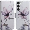 Peňaženkové 3D puzdro COLOURED na Samsung Galaxy S23 5G – Magnólia