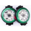 CURLI Luumi LED bezpečnostné svetielko dobíjacie na obojok GREEN