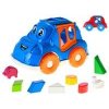Teddies Auto vkladačka plast 17x23cm 2 farby v sieťke 12m +