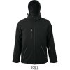 SOL's Collection Bunda Rock Men, softshellová, 3-vrstvá, zimní, pánská COT25466100202-black M Černá