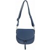 LANA dámska crossbody koženková kabelka Tmavomodrá
