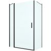 Súprava sprchové dvere Oltens Verdal 21206300, stena sprchovacieho kúta Oltens Hallan 22100300