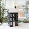 Chic Antique Svietnik keramika domček 12,5x8,5x25 cm 48037