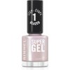 Rimmel Super Gel gélový lak na nechty bez použitia UV/LED lampy odtieň 107 Glazed Out 12 ml