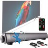 BLUETOOTH REPRODUKTOR 5.0 MINI SOUNDBAR 2V1 S VÝSTUPMI AUX/RCA ULTRATENKÝ