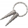 Lionsteel Knife Key Ring with Tork T8 + Torx T6. Stainless steel KKR 68