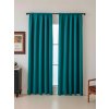 MKLozkoviny.sk Blackout závesy Elias petrolejová – 140 × 160 cm (2 ks) - riasiaca stuha