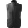 Rimeck vesta Next 518 fleece unisex MAL-518SG12 s labelem šedá ocelová