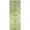 Joga podložka SHARP SHAPE PU YOGA MAT tmavo zelená,zelená