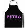 Impar zástěra Ženská jména Neon Petra