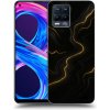 Picasee silikónový čierny obal pre Realme 8 Pro - Thunder