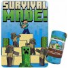 FARO Fleece deka Minecraft Survival mode