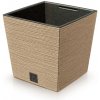 Prosperplast Kvetináč Prosperplast FURU SQUARE LOW ECO WOOD 24 cm naturo