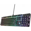 Herná klávesnica Trust GXT 871 Zora, USB, QWERTY, americká angličtina, čierna