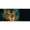 Fototapeta - PA5408 - Neónový lev Vliesová fototap. - 250cm x 104cm