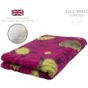 DRYBED Premium Vet Bed Korytnačky magenta 150 x 100 cm
