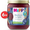 HiPP BIO SUPEROVOCIE Jablko a čučoriedky od ukončeného 4. – 6. mesiaca, 6× 160 g