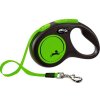Flexi New Neon S pásik 5 m zelené 15 kg