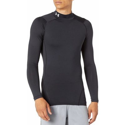 Under Armour pánske tričko HeatGear Armour Comp Mock LS black