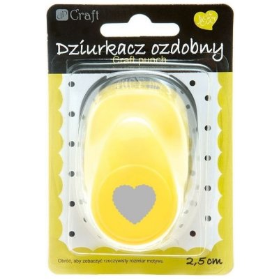 dpCraft Dekorační děrovačka srdce s volánky JCDZ-110-009 25 mm