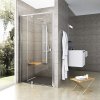 Sprchové dvere Ravak Pivot PDOP2 - 100 satin+transparent 03GA0U00Z1