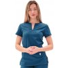 Perlička® Zdravotnícka košeľa LILI SATTÉ Petrol Veľkosť: 52, Farba: petrol