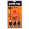 Mivardi sada kŕmidiel Method Feeder set QMR Flat Long L (30 g + 40 g + 50 g + mould)