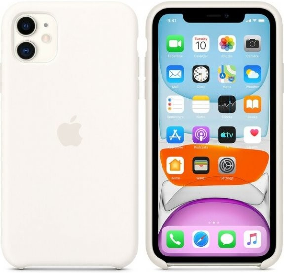 Apple iPhone 11 Silicone Case White MWVX2ZM/A