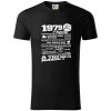 1979 v kocke - Tričko z organickej bavlny - 3XL ( Čierna )