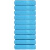 Osušky, 10 ks, tyrkysové, 70x140 cm, bavlna 100 %