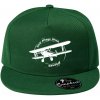 Still Plays With Planes - Šiltovka s rovným šiltom a plastovou sponou - Univerzálna veľkosť ( Fľaškovozelená )