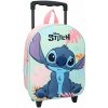 Vadobag · Detský cestovný 3D kufor na kolieskach / trolley Lilo & Stitch - 9L