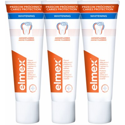 Elmex Bieliaca zubná pasta Caries Protection Whitening 3 x 75 ml