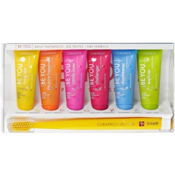 Curaprox Zubná pasta Be You Mix 6 x 10 ml