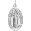 Argento Strieborný prívesok - medaila sv. Benedikta 85863