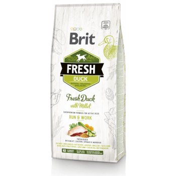 Brit Dog Fresh Duck & Millet Active Run & Work 12 kg