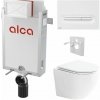 Alcadrain Set modul na stenu, WC Urban Vortex, sedadlo s tlačidlom, biela mat M1876 KAE054 1 set