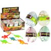 LEAN Toys Hatching Magic Dinosaur Egg rastúci 6 cm biela.