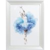 Obraz s baletkou v ráme 24 × 34 cm