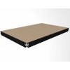 Poschodie k regálu Biedrax 50 x 75 cm, čierne, polica MDF, nosnosť 200 kg