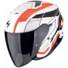 Helma na motorku SCORPION EXO-Z1 VUE matná bielo/červeno/čierna Veľkosť: S