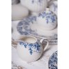 Clayre & Eef Porcelánová cukornička a mliekovka s modrými kvety Blue Flowers - 11*9*8 / Ø 9*9 cm - Clayre & Eef