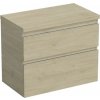 Skrinka pod umývadlo Jungborn TRENTA dub kendal prírodný 76,7 x 64,6 x 44,5 cm