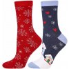 2 páry dámske vianočné ponožky Moraj CSLS300-045 A'2 na obrázku 35-38