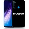 Picasee silikónový čierny obal pre Xiaomi Redmi Note 8 - Picasee - new logo - white