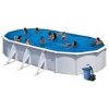 Bazén GRE Fidji 7,3 x 3,75 x 1,32 m set + piesková filtrácia 8m3/h